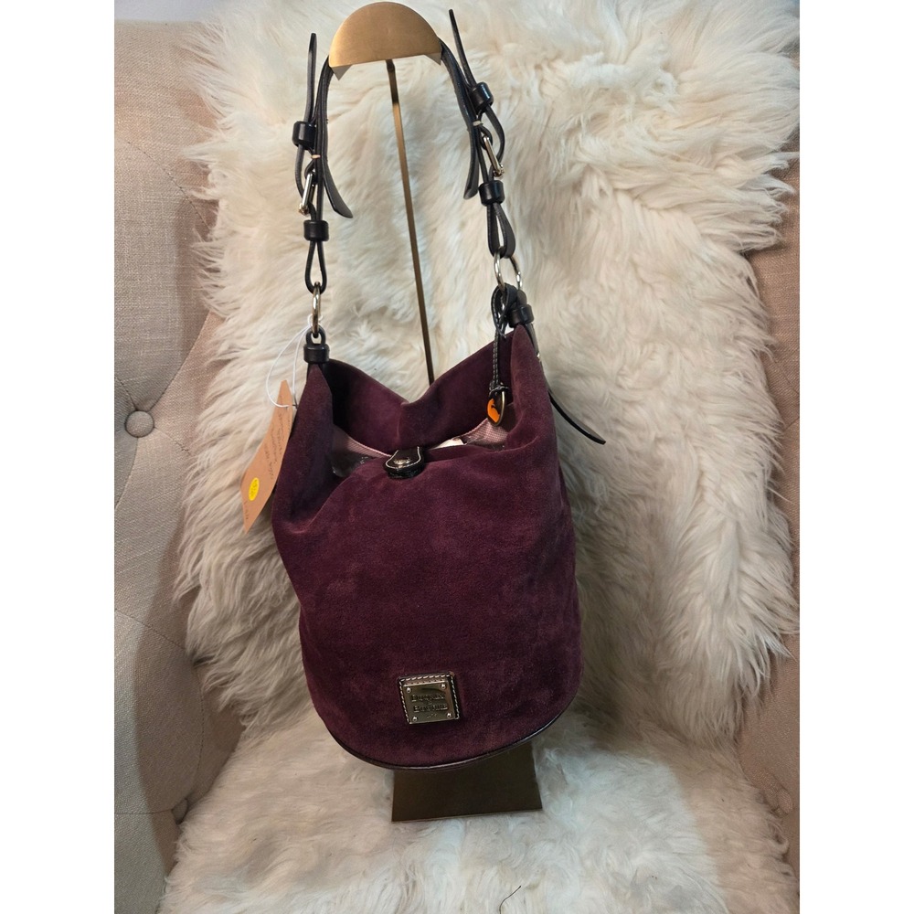 DB94 Dooney & Bourke suede bucket bag
